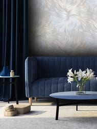 Обои виниловые на флизелине Grandeco Originale (1,06х10,05) абстракция, серые R168132 (рул.)