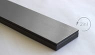 Душевой лоток BETTOSERB Confluo Frameless Line Black Glass 650мм с решеткой, комб.затвор
