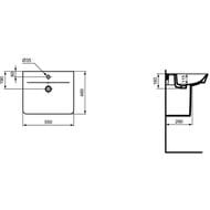 ���������� Ideal Standard Lux CONNECT AIR CUBE (550�460�160) ���  ��� ����., �������, ����� E074401