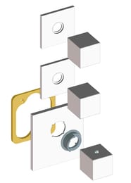 ��������� ��������� Bossini Cube ������� �����, �������� �������, �� 2-4 ������., ���� Z032203.030