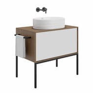 �������� KERAMA MARAZZI AMAREMARE Artbasin Sabbia ���������, 500�366�180, ����� ���. SA.wb.50\WHT.M