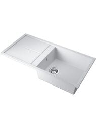 Мойка Omoikiri SUMI 100-WH (1000х500х230) врезная, тетогранит, белая 4993657