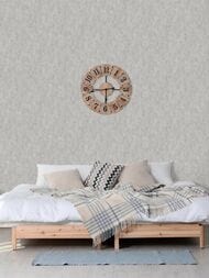 Обои виниловые на флизелине Grandeco Time TM 1311 (1,06х10,05) штукатурка, серые (рул.)