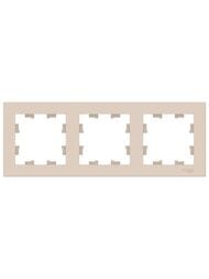 Рамка Systeme Electric ATLASDESIGN 3 поста универсальная бежевый ATN000203