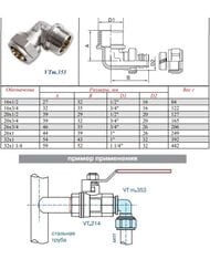 ������ �������� VALTEC 16�1/2"� VTm.353.N.001604
