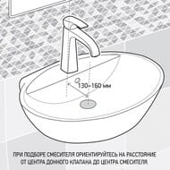 Смеситель для раковины Paini Morgana однозахватный, донный клапан, никель 73PW211