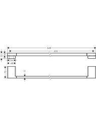 ������������������ Hansgrohe AddStoris 41747000 ��������� , 648 ��, ����: ����