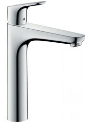 Смеситель Hansgrohe Focus 31608 для умывальника с высоким фиксированным изливом, дон. клап., хром — миниатюра 1