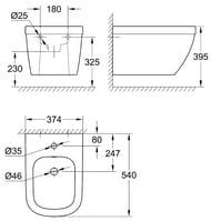 ���� Grohe Euro Ceramic 39208000 ��������� (374�316�540)