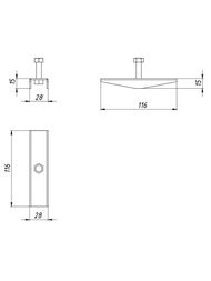 ������ � ����� ������������ Gidrolica DN 100 (119�28�14)  108��