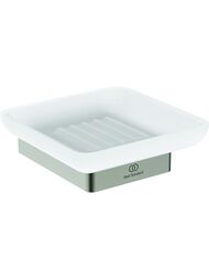 Мыльница Ideal Standard CONCA квадратная, серебро T4508GN