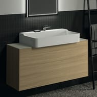 Столешница для тумбы 120 Ideal Standard CONCA 1200x373x6 керамическая, calacatta marble T4347DH — изображение 11