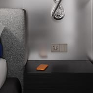 Накладка для розетки с/з и защитными шторками, с USB A+C Voltum S70 VLS001014, капучино