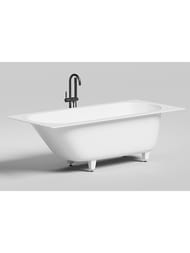 Ванна встраив. Salini Ornella Kit (1600х700х600) иск.камень,S-Sense,белый глянец 102416M