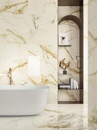 Керамогранитная плитка Atlas Concorde Marvel Shine Calacatta Imperiale Matt (600х1200) A4QZ (кв.м.) — изображение 6