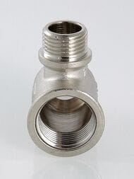 Тройник VALTEC 3/4"х1/2"х1/2" ВНН, лат.никелир, VTr.133.RN.050404 — миниатюра 2