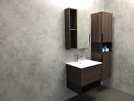 Шкаф-колонна COMFORTY Франкфурт-40 (400х1600х320) подвесной, дуб шоколадно-коричневый 00004150535