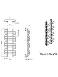 GROTA RIVOLO ����������������� ������� 500�1200 �������. ����. �����, ����/���. ����. D-1/2"