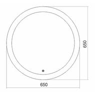������� Silver Mirrors �����-2 (650�650) LED-���������, ������, ������, �������� LED-00002262
