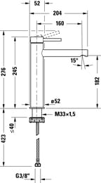 ��������� ��� �������� Duravit Circle �������������, ������� ����� 182��, ����: ���� CE1030002010/CE1030002C10