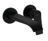 Смеситель Hansgrohe Vivenis 75050670 для раковины, настеннный, скрытый монтаж, матовый черный