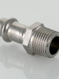 Пресс соединитель VALTEC 22х1/2"Н, нерж. сталь, VTi.901.I.002204