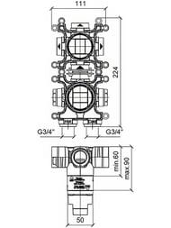 ������������ ����� Almar Modular  �������������� ��������� �� 3 �����������, ������������ E186906