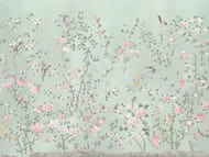 Обои Affresco Wallpaper part 1 (1х3) светло-зеленые AB137-COL5 (кв.м.)