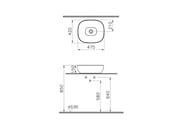 �������� ��������� Vitra Outline Recycled 480�420�150 ��������. ��������,������� ���� 7994B066-0016