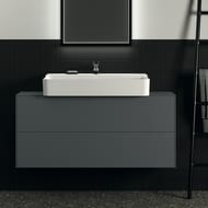 Тумба под раковину Ideal Standard CONCA 1200x373x540 2 ящика внешних, антрацит матовый лак T3951Y2 — изображение 2