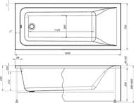����� ��������� Aquanet BRIGHT 170�70 �������������, ��� ������������ 267791