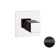 Смеситель термостатический для душа Remer Q-Elegance QT30NO, черный матовый
