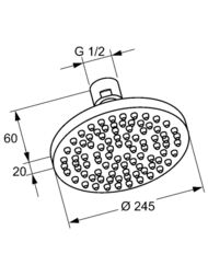 ������� ��� KLUDI A-QA DN15 ������� 245��, ���� 6651105-00