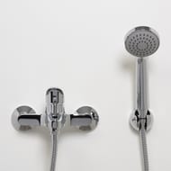 Смеситель для ванны/душа WasserKRAFT Isen 2601 короткий излив, хром — изображение 3
