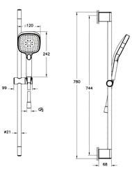 ������� ������ VitrA Core Square A4591725EXP � ������ ����� ��� ��������� ������������� ������