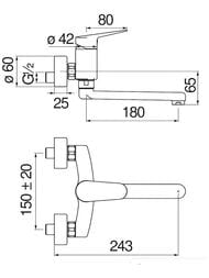 ��������� NOBILI BLUES ��� �����, ���������, ���������� �����, ���� BS101115CR