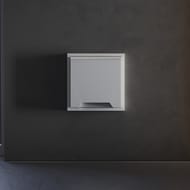 Накладка для розетки с/з, защитными шторками и крышкой Voltum S70 VLS000816, серый