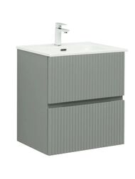 Тумба для раковины Aquanet Джейн 60 (600х455х637) подвесная, 2 ящика, цвет: мисти грин 335432