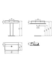 ���������� Ideal Standard CONCA (800�450) ��� ��������� ��� ���������, ��� �������� T379701