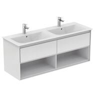 Тумба подвесная Ideal Standard CONNECT AIR 1300х517х440 2 ящика, белый глянец и матовый E0831B2