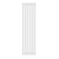 Радиатор КЗТО Quadrum 40 V 1000-6 R нижнее правое подкл, белый муар QUD40V10006RAL1Т104S9016