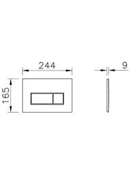 ��������: ����������� Vitra+ ������ Zentrum Square+ ������� ���������+ ������� ���� 9875B003-7201