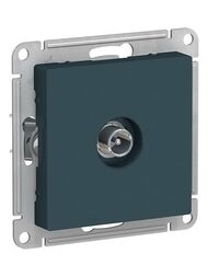 Розетка Systeme Electric ATLASDESIGN TV оконечная 1DB механизм изумруд ATN000891