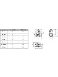 Кран шаровый 3/4"ВВ VALTEC Стандарт ГОСТ рукоятка бабочка, VT.122.N.05 — изображение 10