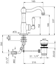 ��������� ��� �������� Nicolazzi Cinquanta 3452CR75C ����� El Capitan, ����