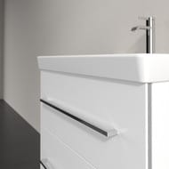 Тумба под раковину Villeroy & Boch Avento (580х452х514) 2 ящика, белое стекло A88900B4