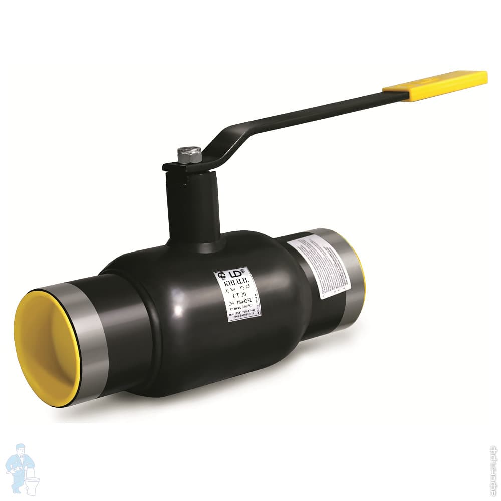 *Кран шаровый под приварку LD Energy DN 80/65 (PN25 ...
