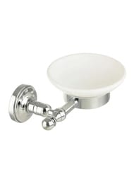 Migliore Mirella Мыльница настенная, керамика, хром 27670+28150