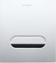 Клавиша смыва Duravit A2 130х150 для писсуаров бесконтактная, на батарее, цинк, цвет хром WD50060230