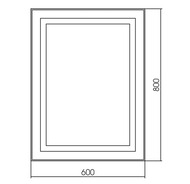 ������� Silver Mirrors ������ (600�800) ���������,��������� �����������,������ LED-00002510